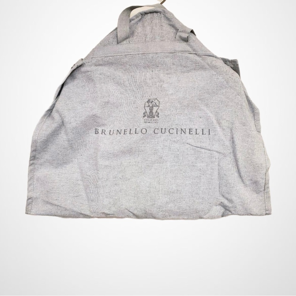 New Brunello Cucinelli Fabric Logo Garment Bag